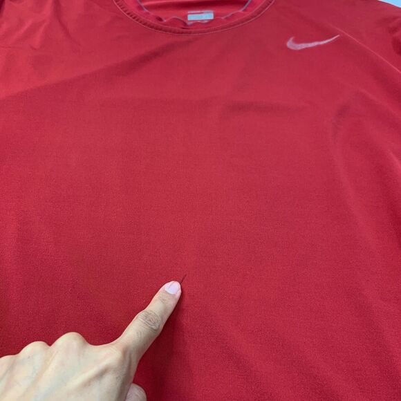 Nike Pro T Shirt Mens XL Extra Large Fitted Dri Fit Short Sleeve Gym Train Base - Picture 8 of 13